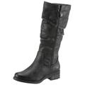 Winterstiefel MUSTANG SHOES Gr. 40, Normalschaft, grau (dunkelgrau) Damen Schuhe Winterstiefel