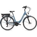 E-Bike HOLLANDIA "Lido" E-Bikes Gr. 49 cm, 28 Zoll (71,12 cm), blau (petrol) E-Bikes Bestseller