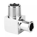 Heater Hose Fitting Aluminum Alloy Heater Hose Fitting 90 Degree Connector 1/2in NPT To 5/8in Hose Barb