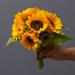 1 Bundle of Artificial Sunflower Bouquet Sunflowers Decoration Sunflower Bridal Bouquet