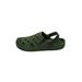 Extra Wide Width Men's Rubber Clog Water Shoe by KingSize in Army Green (Size 17 EW)