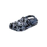 Extra Wide Width Men's Rubber Clog Water Shoe by KingSize in Steel Marble (Size 11 EW)