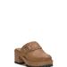 Lucky Brand Rishona Clog in Open Brown/Rust, Size 6
