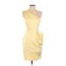 Bebe Cocktail Dress: Yellow Dresses - Women's Size X-Small