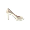 Vince Camuto Heels: Gold Shoes - Women's Size 7 1/2