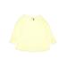 Lili Gaufrette Long Sleeve Blouse: Yellow Tops - Kids Girl's Size 12