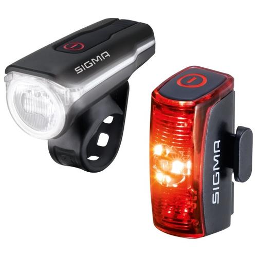 Sigma Sport – Aura 60 Set w/ Infinity – Fahrradlampen-Set schwarz