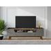 Corrigan Studio® Lieren TV Stand for TVs up to 70" Wood in Brown | 23.42 H x 70.86 W x 14.17 D in | Wayfair EB1F5C1CACB94EBC9D0AE5ACE4EA9455