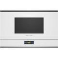 Siemens BF722R1W1 iQ700 Einbau-Mikrowelle, Weiß, cookControl7 - Automatikprogramme, humidClean Plus - Innenraumreinigung, TFT-Full-Touchdisplay