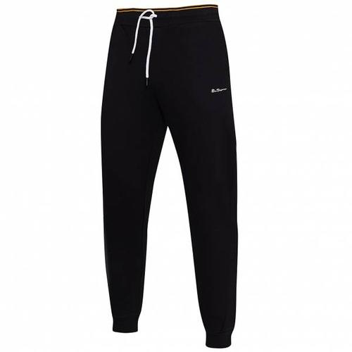 BEN SHERMAN Twin Waistband Herren Jogginghose 0067816-BLACK