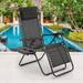 CycloneSound Zero Gravity Chair Camp Reclining Lounge Chair Beach Chair Tanning Outdoor Lounge Patio Chair with Adjustable Pillow