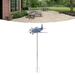 Airplane Weather Vane Airplane Wind Airplane Weather Vane Iron Stainless Steel Outdoor Wind Windmill For Garden Patio Lawn Yard Blue