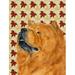 Carolines Treasures Chow Chow Fall Leaves Portrait Flag Garden Size