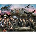 Vermont Christmas Company B-17 Flying Fortress Jigsaw Puzzle 550 Piece - World War II Puzzle for Adults & Young Adults - 24 x 18