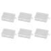 mini storage box 6pcs Rectangular Plastic Storage Box Small Transparent Case Jewelry Container Collection Organizer (11#-2)