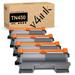 V4ink TN450 Compatible Toner Cartridge Replacement for Brother TN450 TN-450 4-pack