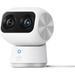eufy Security Indoor Cam S350 Dual Cameras 4K UHD Resolution Security Camera with 8Ã— Zoom and 360Â° PTZ Human/Pet AI Ideal for Baby Monitor/Pet Camera/Home Security Dual-Band Wi-Fi 6