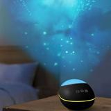 Speaker Ozmmyan Projection Night Bluetooth Audio Colorful Ocean Remote Control Upgraded Music LED Projection Bluetooth Audio Black Car Computer Speakers Bluetooth Speakers Black