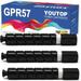 YOUTOP 3PK Remanfactured GPR-57 GPR57 Black Toner Cartridge Replacement for Canon imageRunner Advance 4525i 4535i 4545i 4551i (0473C003)