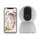 Camera Ozmmyan 3 Million Ultra-clear Wireless Smart Home Surveillance Camera Graffiti WIFI Remote Monitoring Dual-light Night Vision 360Â° Mobile Tracking Two-way Conversation Digital Camera White