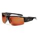 Ergodyne SkullerzÃ‚Â® Dagr Safety Glasses // Sunglasses Black Polarized Copper Lens