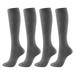 Leylayray Compression Socks For Women 4pair Unisex Compression Socks Zipper Stretch Leg Support Open Toe Knee Stockings
