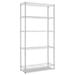 Alera AL Five-Shelf Residential Wire Shelving - Silver - 36 x 14 in.