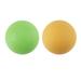 massage ball 2PCS TPE Injection Fascia Ball Massage Ball Deep Muscle Relaxation Yoga Fitness Ball(Yellow+Green)