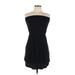 Old Navy Casual Dress - Mini Strapless Sleeveless: Black Solid Dresses - Women's Size Medium