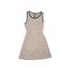 Miss B Dress - A-Line: Tan Print Skirts & Dresses - Kids Girl's Size 12