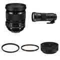 Sigma 24-105mm f/4 Art and 150-600mm f/5-6.3 Contemporary Lenses Kit for Nikon F 635-306