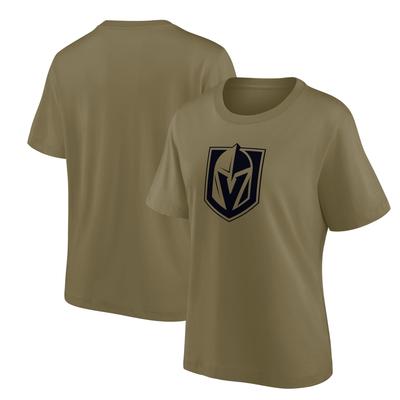 Vegas Golden Knights Fanatics-Marken-Mono-Logo-Grafik-Übergroßes T-Shirt – Damen Image