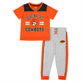 Toddler Colosseum Orange/Heather Gray Oklahoma State Cowboys Ka-Boot-It Jersey & Pants Set