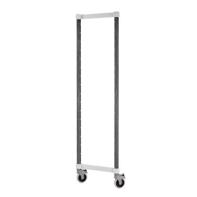 Cambro EXHDPK2178480 Camshelving Elements XTRA HD Track System Post Kit - 21" x 78", Speckled Gray
