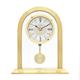 Acctim Colney Pendulum Mantel Clock Gold