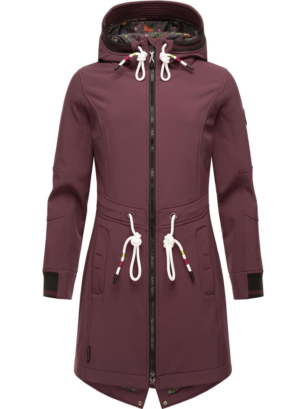 Marikoo Softshellmantel Damen bordeaux, XS Image