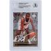 "Vince Carter Toronto Raptors Autographed 1998-99 Upper Deck Black Diamond White Ink #120 Beckett Fanatics Witnessed Authenticated Rookie Card"