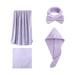 TERGAYEE Coral Fleece Bath Four-Piece Set Towel Bath Towel Dry Hair Cap Headband Soft and and Smoother Strong Water Absorption but Light Weight