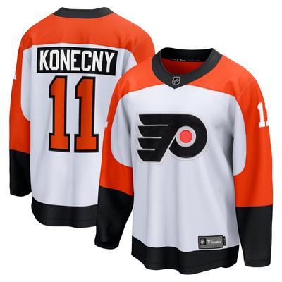 Philadelphia Flyers Replica Breakaway Auswärtstrikot - Weiß - Travis Konecny - Herren Image