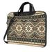 ZICANCN Laptop Case 13 inch Vintage Zigzag Aztec Geometry Work Shoulder Messenger Business Bag for Women and Men