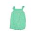 Carter's Short Sleeve Outfit: Green Tops - Size 12 Month