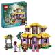 LEGO Disney Wish Ashas Häuschen Set, öffnendes Spielzeug-Puppenhaus aus dem Wish-Film mit Asha, Sakina und Sabino-Mini-Puppen und Star-Figur, Kinder, Mädchen und Jungen 43231