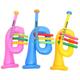 12 Pcs inflatable musical instrument inflatable instrument props stage props kids trumpet toy blow up instruments inflatable banjo toys carnival prizes rock and roll child pvc