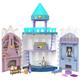 Mattel Disney's Wish Rosas Castle Dollhouse Playset with 2 Posable Mini Dolls, Star Figure, 20 Accessories, Light-Up Projection Dome & More, HPX38