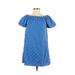 Zara Casual Dress - Shift: Blue Dresses - Women's Size X-Small