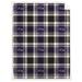 Pegasus Baltimore Ravens 60" x 90" Plaid Logo Box Royal Plush Sherpa Blanket