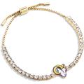 Women's BaubleBar Gold Los Angeles Rams Pull-Tie Tennis Bracelet