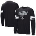 Men's Black Las Vegas Raiders Hands Off Long Sleeve Adaptive T-Shirt