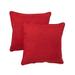 Darby Home Co Menzies Outdoor 17" Pillow Cover & Insert Polyester/Polyfill blend in Orange | Wayfair DBHC6221 39052836