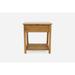 MasayaCo. Palmera Nightstand in Teak Wood in Brown | 23.5 H x 22.5 W x 18 D in | Wayfair 6040.301